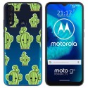 Funda Gel Transparente para Motorola Moto G8 Power Lite diseño Cactus Dibujos