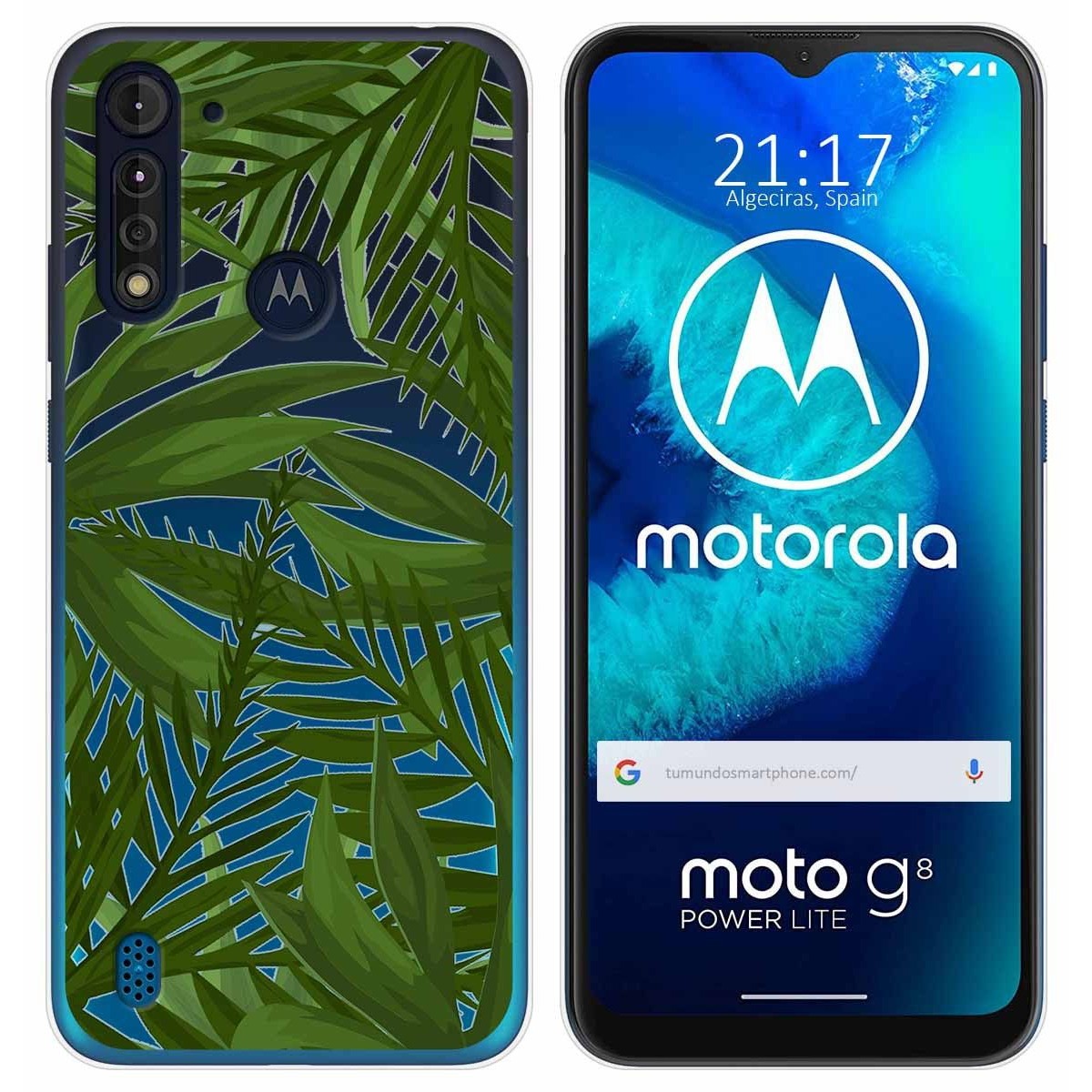 Funda Gel Transparente para Motorola Moto G8 Power Lite diseño Jungla Dibujos