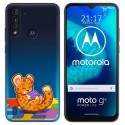 Funda Gel Transparente para Motorola Moto G8 Power Lite diseño Leopardo Dibujos