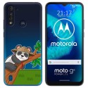 Funda Gel Transparente para Motorola Moto G8 Power Lite diseño Panda Dibujos