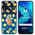 Funda Gel Transparente para Motorola Moto G8 Power Lite diseño Piña Dibujos