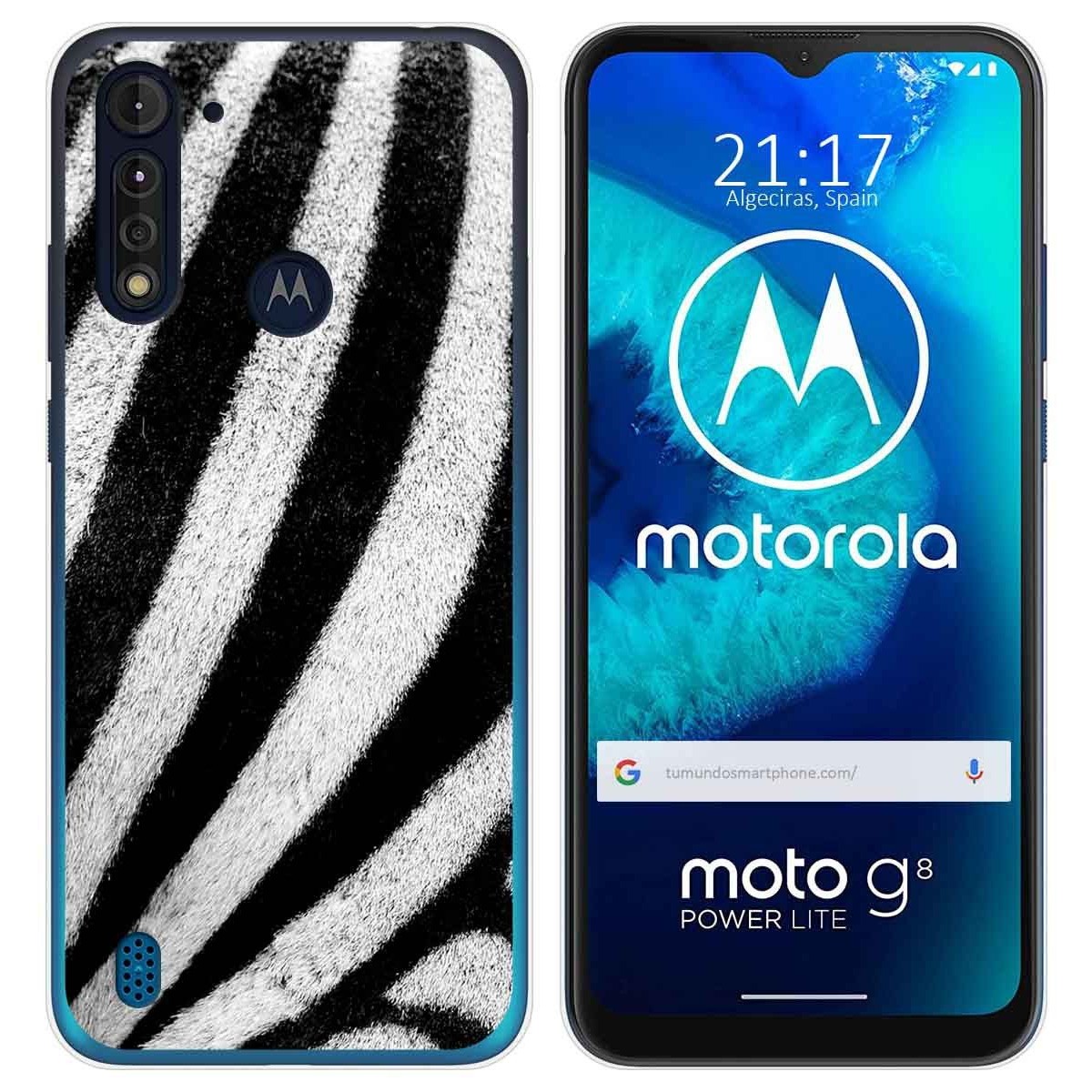 Funda Gel Tpu para Motorola Moto G8 Power Lite diseño Animal 02 Dibujos