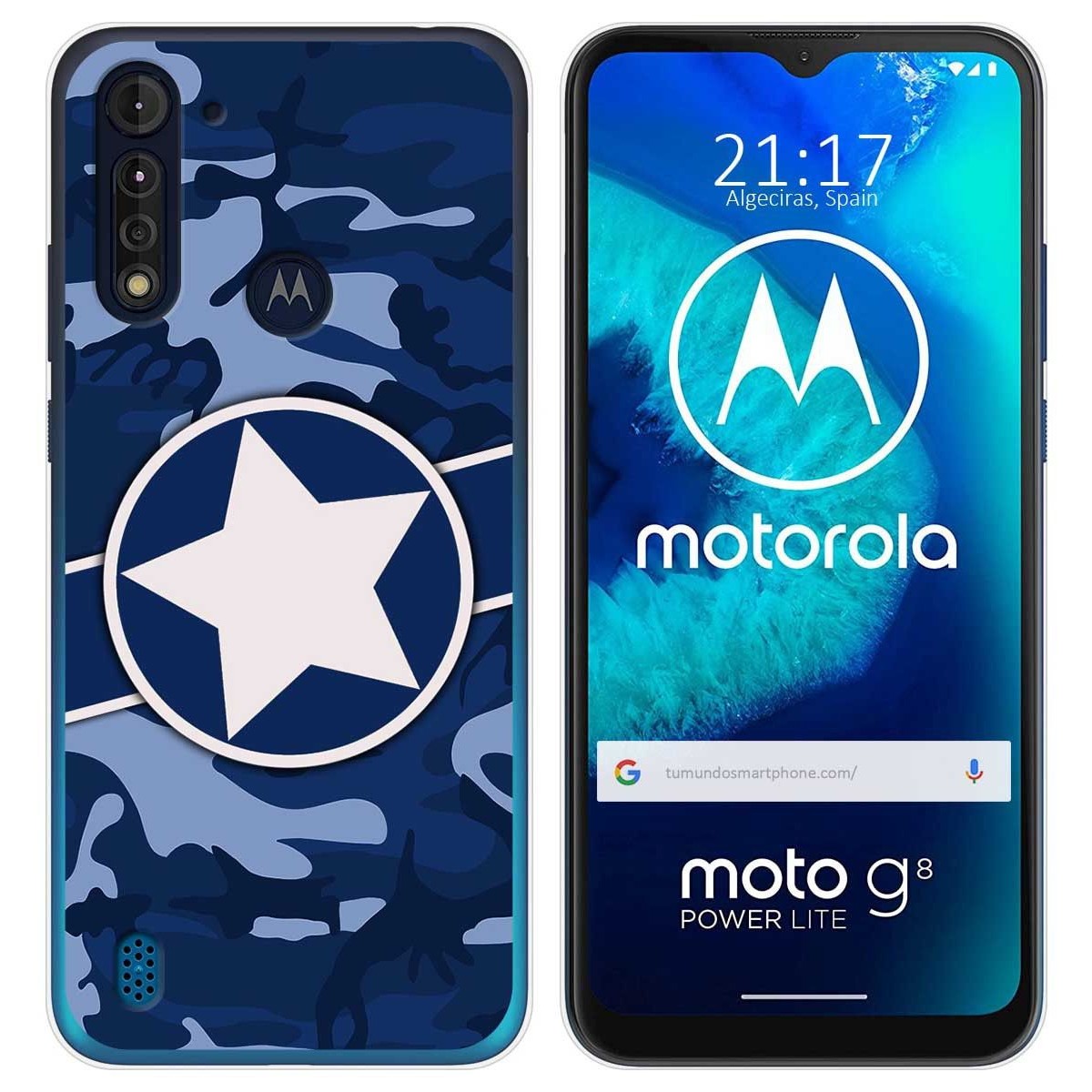 Funda Gel Tpu para Motorola Moto G8 Power Lite diseño Camuflaje 03 Dibujos