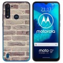 Funda Gel Tpu para Motorola Moto G8 Power Lite diseño Ladrillo 01 Dibujos
