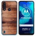 Funda Gel Tpu para Motorola Moto G8 Power Lite diseño Madera 02 Dibujos