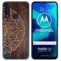 Funda Gel Tpu para Motorola Moto G8 Power Lite diseño Madera 06 Dibujos
