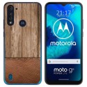 Funda Gel Tpu para Motorola Moto G8 Power Lite diseño Madera 09 Dibujos