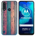 Funda Gel Tpu para Motorola Moto G8 Power Lite diseño Madera 10 Dibujos