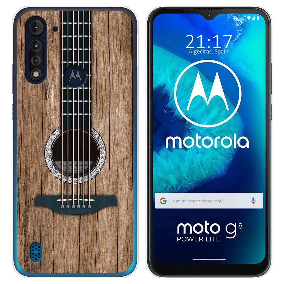 Funda Gel Tpu para Motorola Moto G8 Power Lite diseño Madera 11 Dibujos