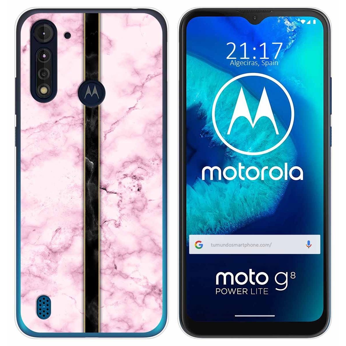 Funda Gel Tpu para Motorola Moto G8 Power Lite diseño Mármol 04 Dibujos
