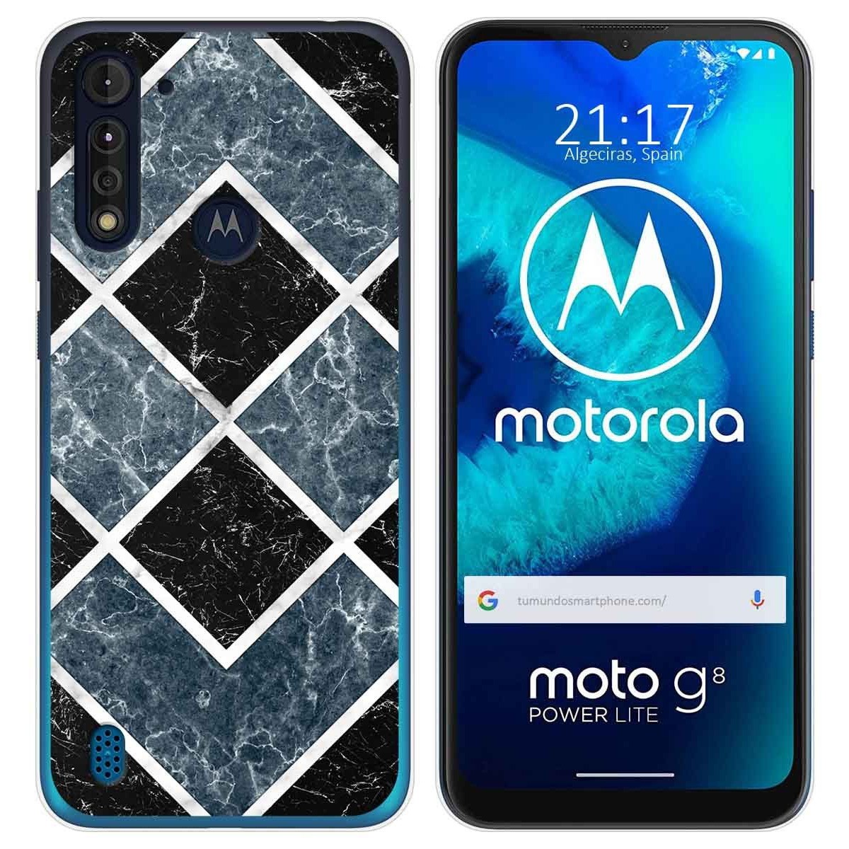 Funda Gel Tpu para Motorola Moto G8 Power Lite diseño Mármol 06 Dibujos