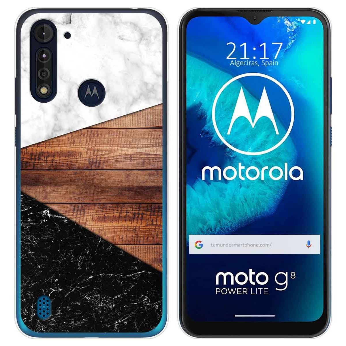 Funda Gel Tpu para Motorola Moto G8 Power Lite diseño Mármol 11 Dibujos