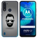 Funda Gel Tpu para Motorola Moto G8 Power Lite diseño Barba Dibujos