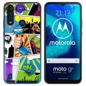 Funda Gel Tpu para Motorola Moto G8 Power Lite diseño Comic Dibujos