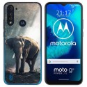 Funda Gel Tpu para Motorola Moto G8 Power Lite diseño Elefante Dibujos