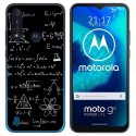 Funda Gel Tpu para Motorola Moto G8 Power Lite diseño Formulas Dibujos