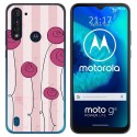 Funda Gel Tpu para Motorola Moto G8 Power Lite diseño Flores Vintage Dibujos