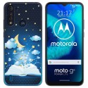 Funda Gel Tpu para Motorola Moto G8 Power Lite diseño Libro Cuentos Dibujos