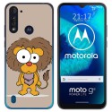 Funda Gel Tpu para Motorola Moto G8 Power Lite diseño Leon Dibujos