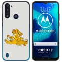 Funda Gel Tpu para Motorola Moto G8 Power Lite diseño Leones Dibujos