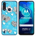 Funda Gel Tpu para Motorola Moto G8 Power Lite diseño Mariposas Dibujos