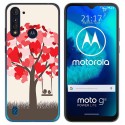 Funda Gel Tpu para Motorola Moto G8 Power Lite diseño Pajaritos Dibujos