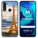 Funda Gel Tpu para Motorola Moto G8 Power Lite diseño Paris Dibujos