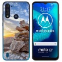 Funda Gel Tpu para Motorola Moto G8 Power Lite diseño Sunset Dibujos