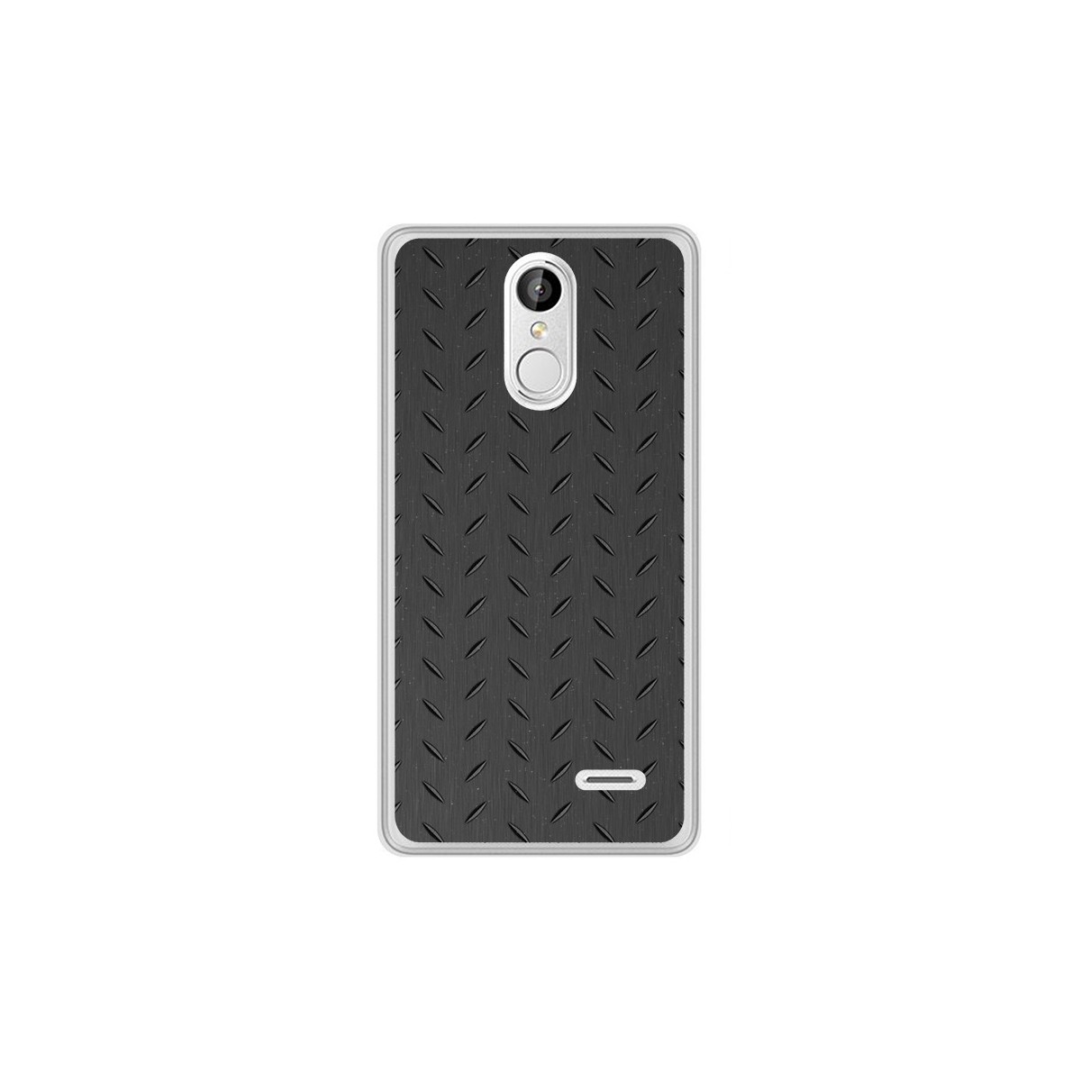 Funda Gel Tpu para Leagoo M5 Plus Diseño Metal Dibujos