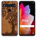 Funda Gel Tpu para TCL 10L diseño Cuero 03 Dibujos