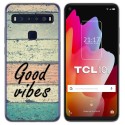 Funda Gel Tpu para TCL 10L diseño Madera 01 Dibujos