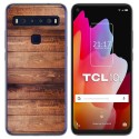 Funda Gel Tpu para TCL 10L diseño Madera 02 Dibujos