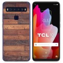 Funda Gel Tpu para TCL 10L diseño Madera 03 Dibujos