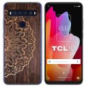 Funda Gel Tpu para TCL 10L diseño Madera 06 Dibujos