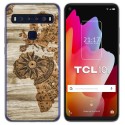Funda Gel Tpu para TCL 10L diseño Madera 07 Dibujos