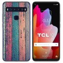 Funda Gel Tpu para TCL 10L diseño Madera 10 Dibujos
