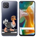 Funda Gel Transparente para Oppo Reno 4Z 5G diseño Avestruz Dibujos
