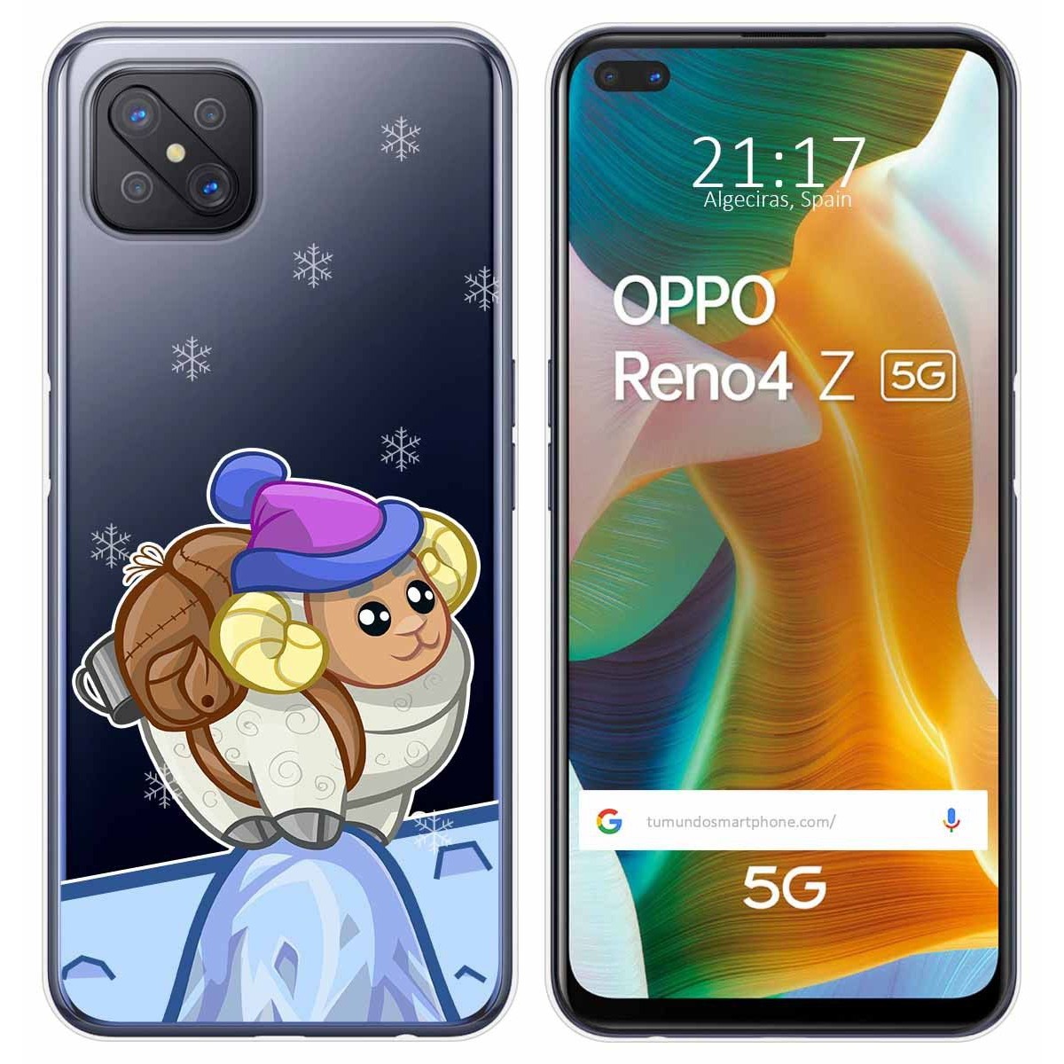 Funda Gel Transparente para Oppo Reno 4Z 5G diseño Cabra Dibujos