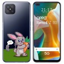 Funda Gel Transparente para Oppo Reno 4Z 5G diseño Conejo Dibujos
