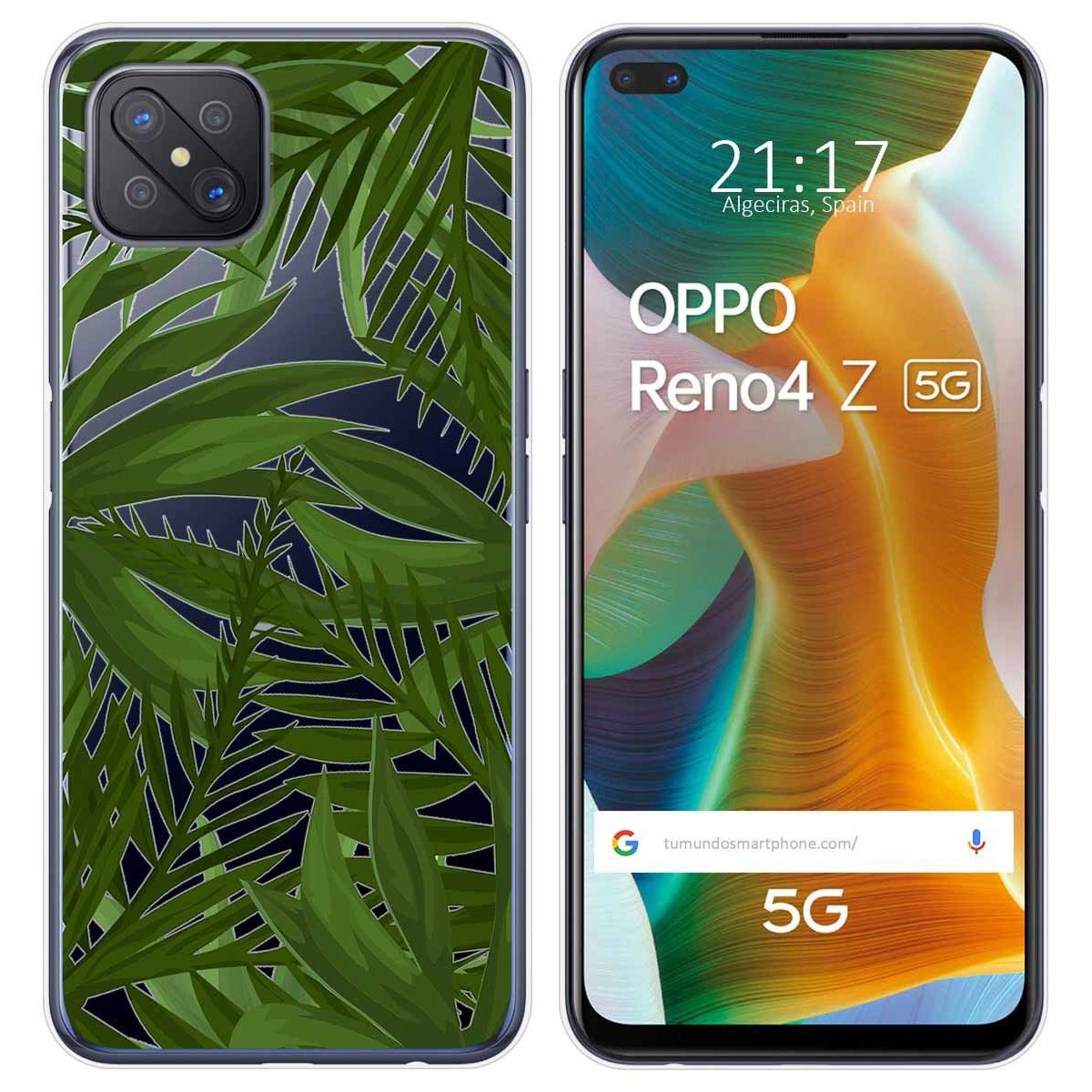 Funda Gel Transparente para Oppo Reno 4Z 5G diseño Jungla Dibujos