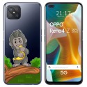 Funda Gel Transparente para Oppo Reno 4Z 5G diseño Mono Dibujos