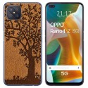 Funda Gel Tpu para Oppo Reno 4Z 5G diseño Cuero 03 Dibujos
