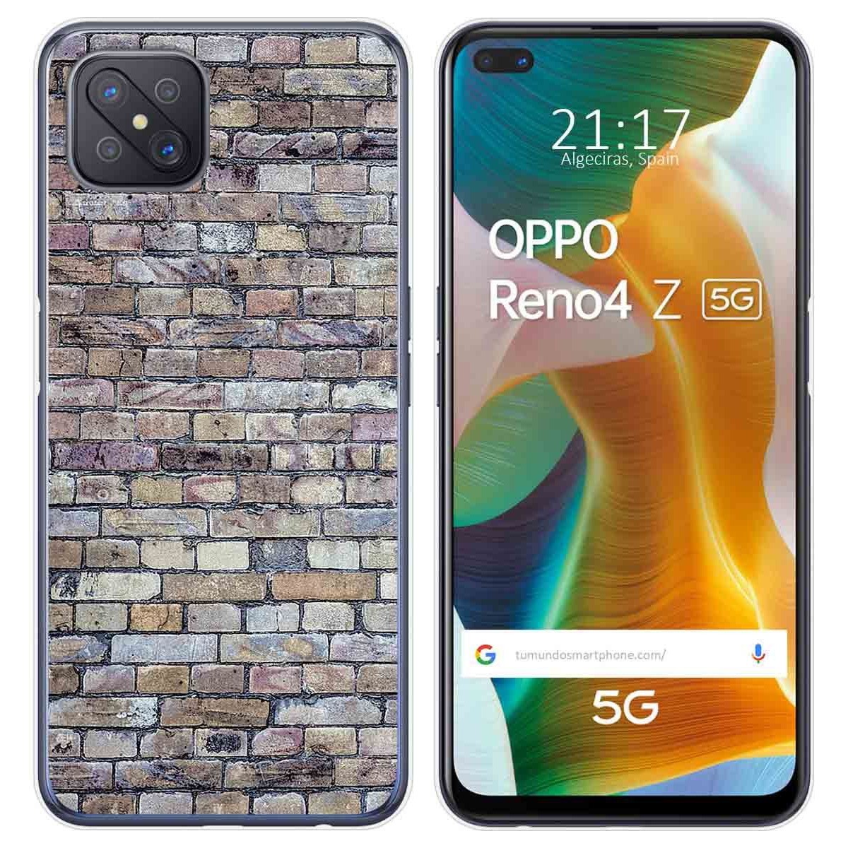 Funda Gel Tpu para Oppo Reno 4Z 5G diseño Ladrillo 02 Dibujos