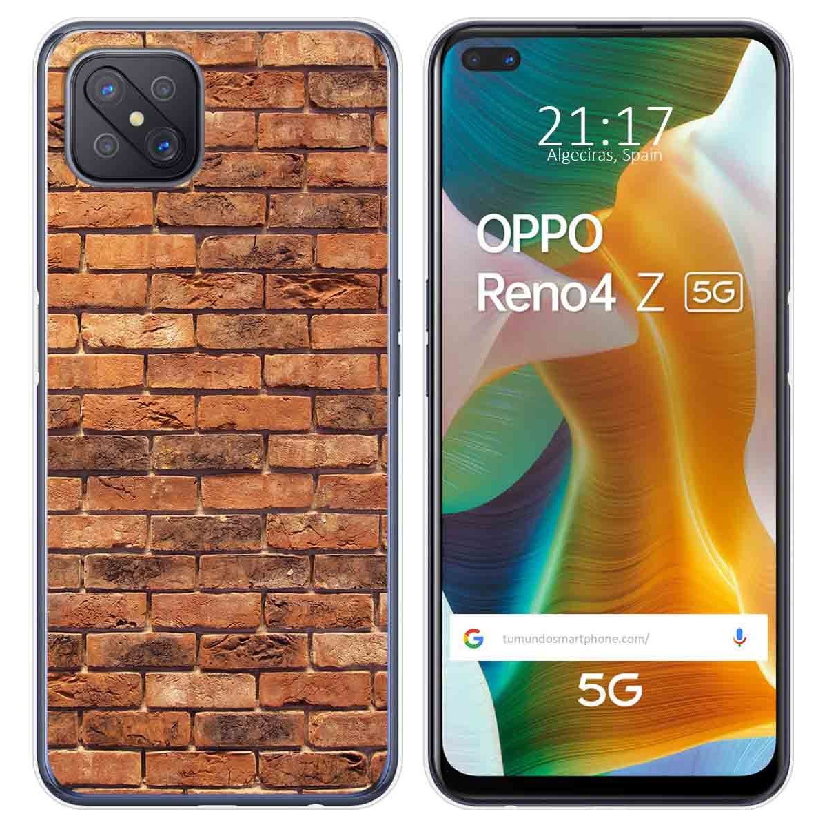 Funda Gel Tpu para Oppo Reno 4Z 5G diseño Ladrillo 04 Dibujos