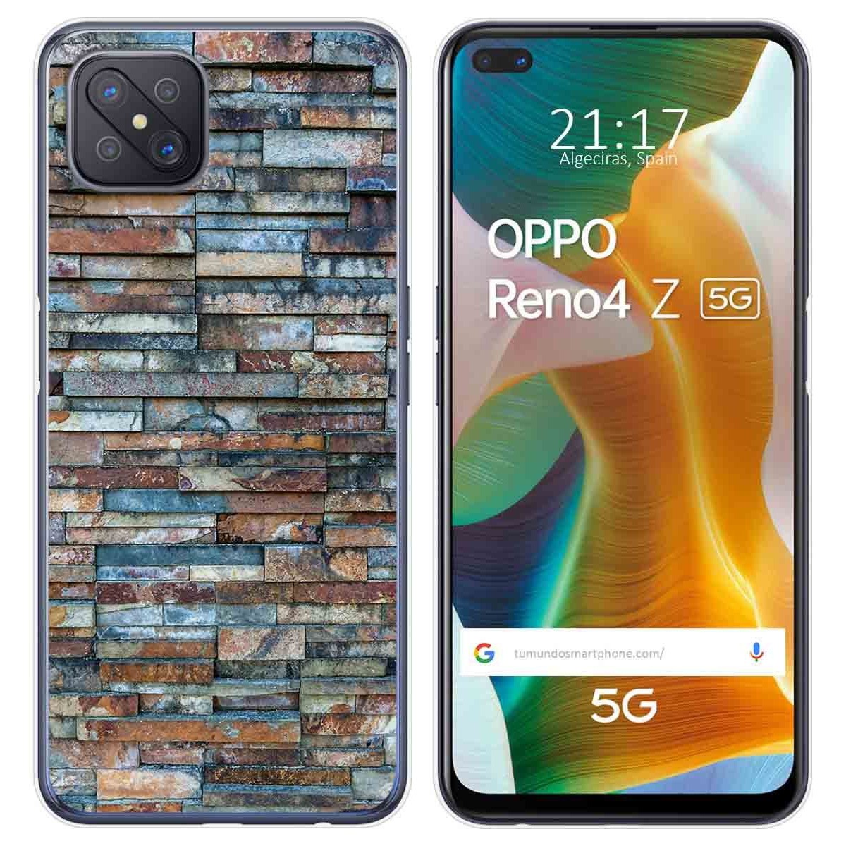Funda Gel Tpu para Oppo Reno 4Z 5G diseño Ladrillo 05 Dibujos