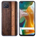 Funda Gel Tpu para Oppo Reno 4Z 5G diseño Madera 05 Dibujos