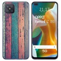 Funda Gel Tpu para Oppo Reno 4Z 5G diseño Madera 10 Dibujos
