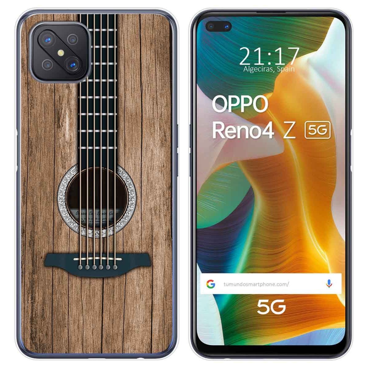 Funda Gel Tpu para Oppo Reno 4Z 5G diseño Madera 11 Dibujos