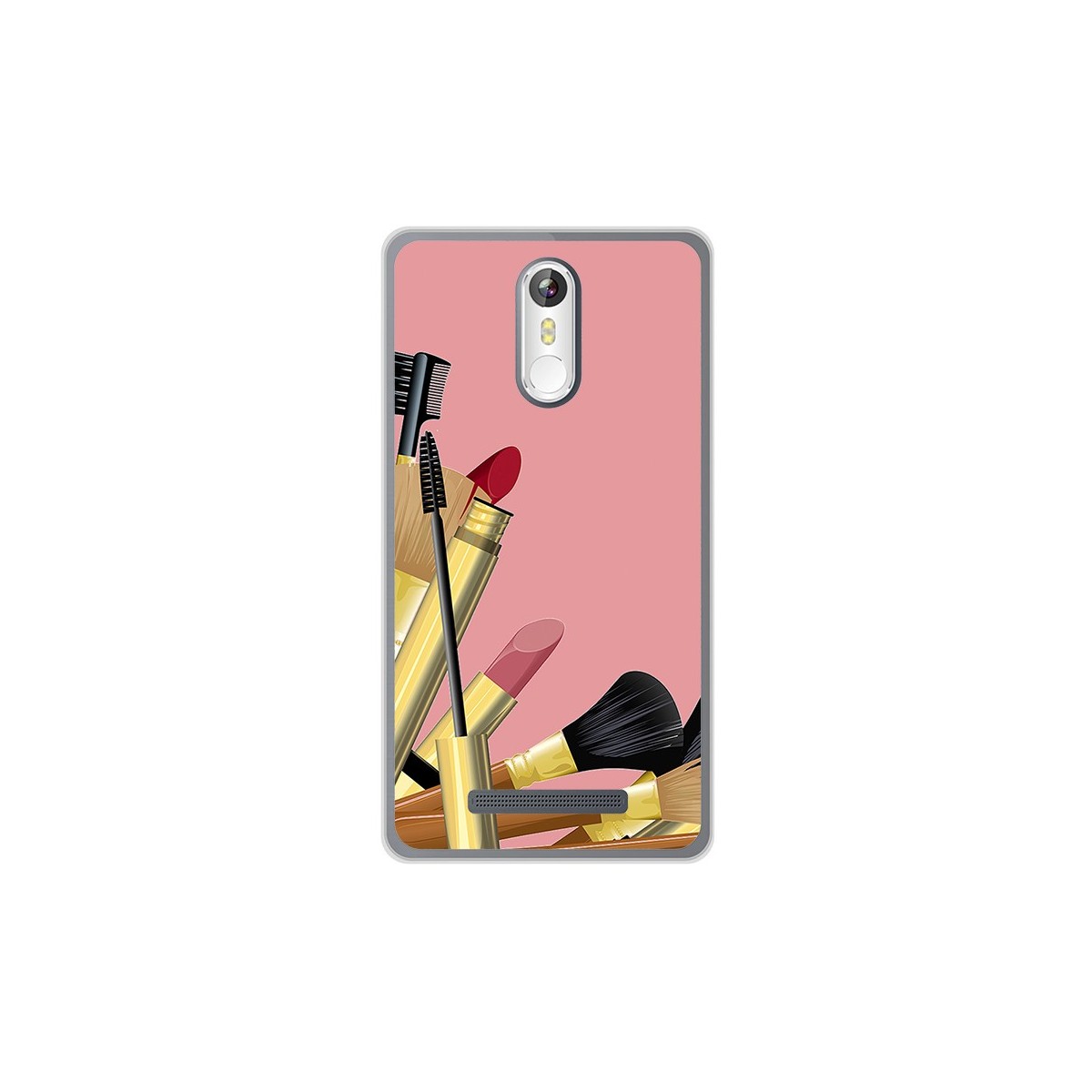 Funda Gel Tpu para Leagoo M8 / M8 Pro Diseño Brochas Dibujos