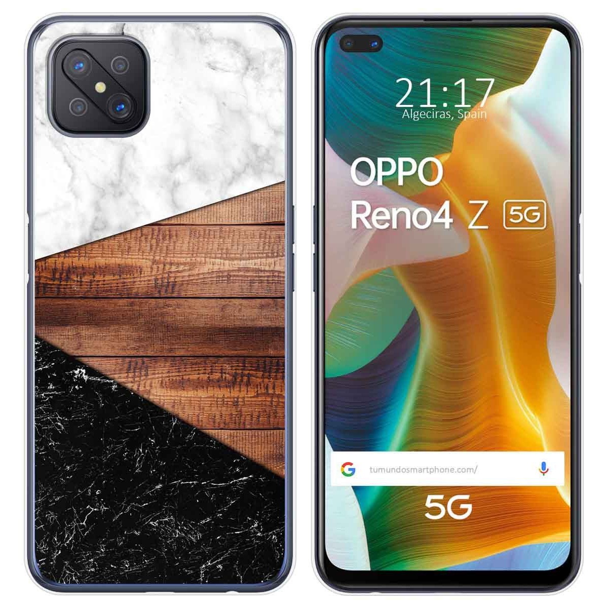 Funda Gel Tpu para Oppo Reno 4Z 5G diseño Mármol 11 Dibujos